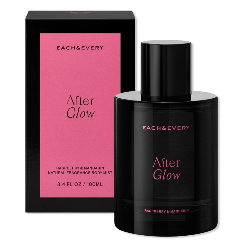 NIB Each & Every After Glow Raspberry Mandarin Natural Fragrance Body/Hair Mist